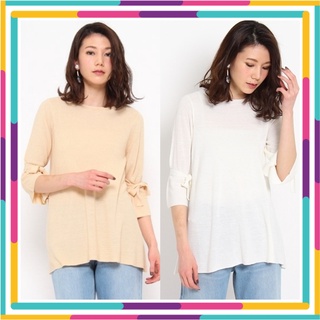 🍭Ozoc knit top เสื้อไหมพรมเนื้อบาง ผ้ายืดได้เยอะ แบบน่ารักๆ ใส่สบายๆค่า **นาง