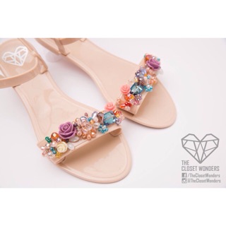 Flat Rose Sandal