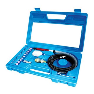 EUROX ชุดเจียรลมสายอ่อน รุ่น EX-570K สีน้ำเงิน EUROX Air Grinder Set EX-570K Blue