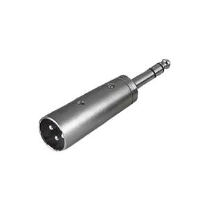 ปลั๊กแจ๊คแคนนอน XLR ตัวผู้-ปลั๊กโฟนสเตอริโอ 1/4 ตัวผู้ แจ๊คทด XLR ตัวผู้เป็น Phone stereo ตัวผู้ LIDGE YM-074