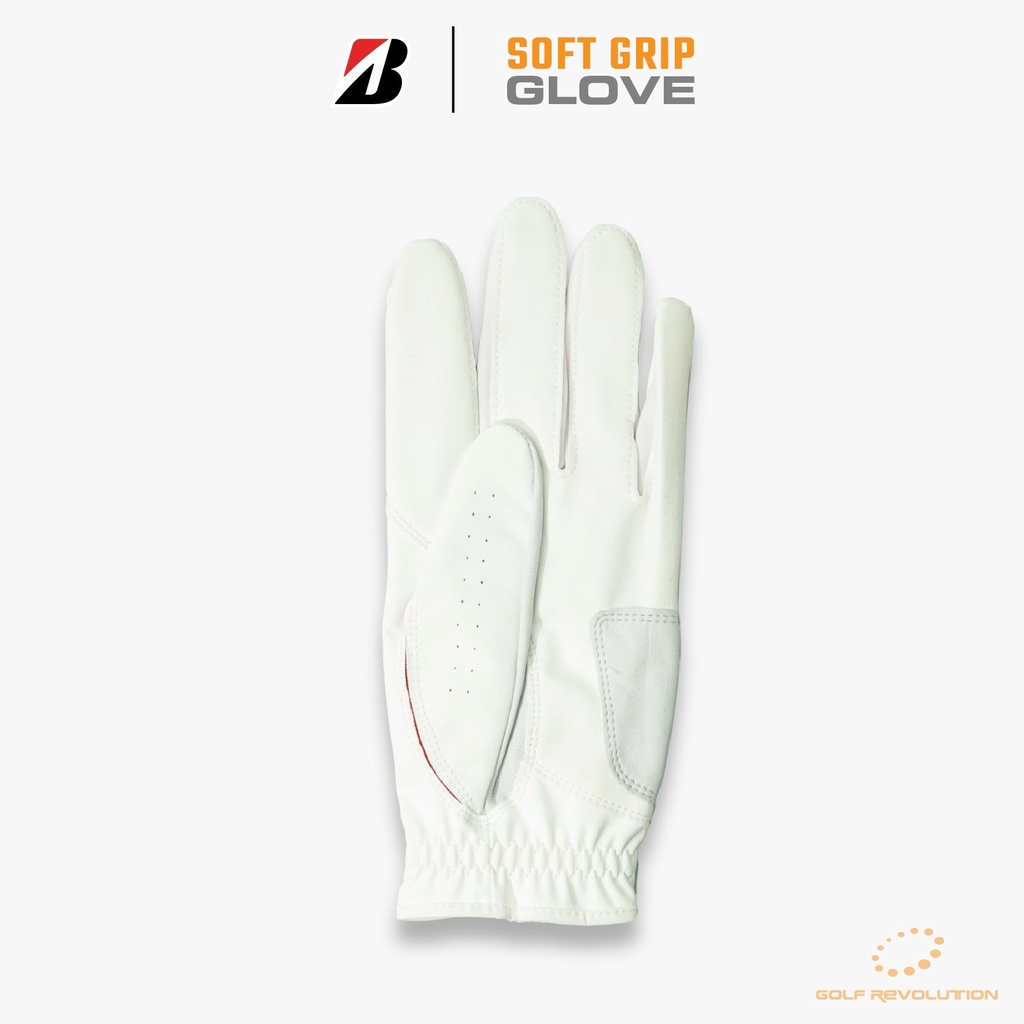 Bridgestone Soft Grip Glove WH (GLG24) ถุงมือกอล์ฟผู้ชาย ขนาด