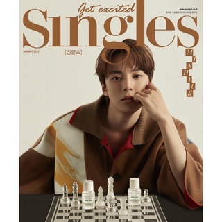 (พร้อมส่ง) Singles 2022. 01 (Cover : MONSTA X : MINHYUK)