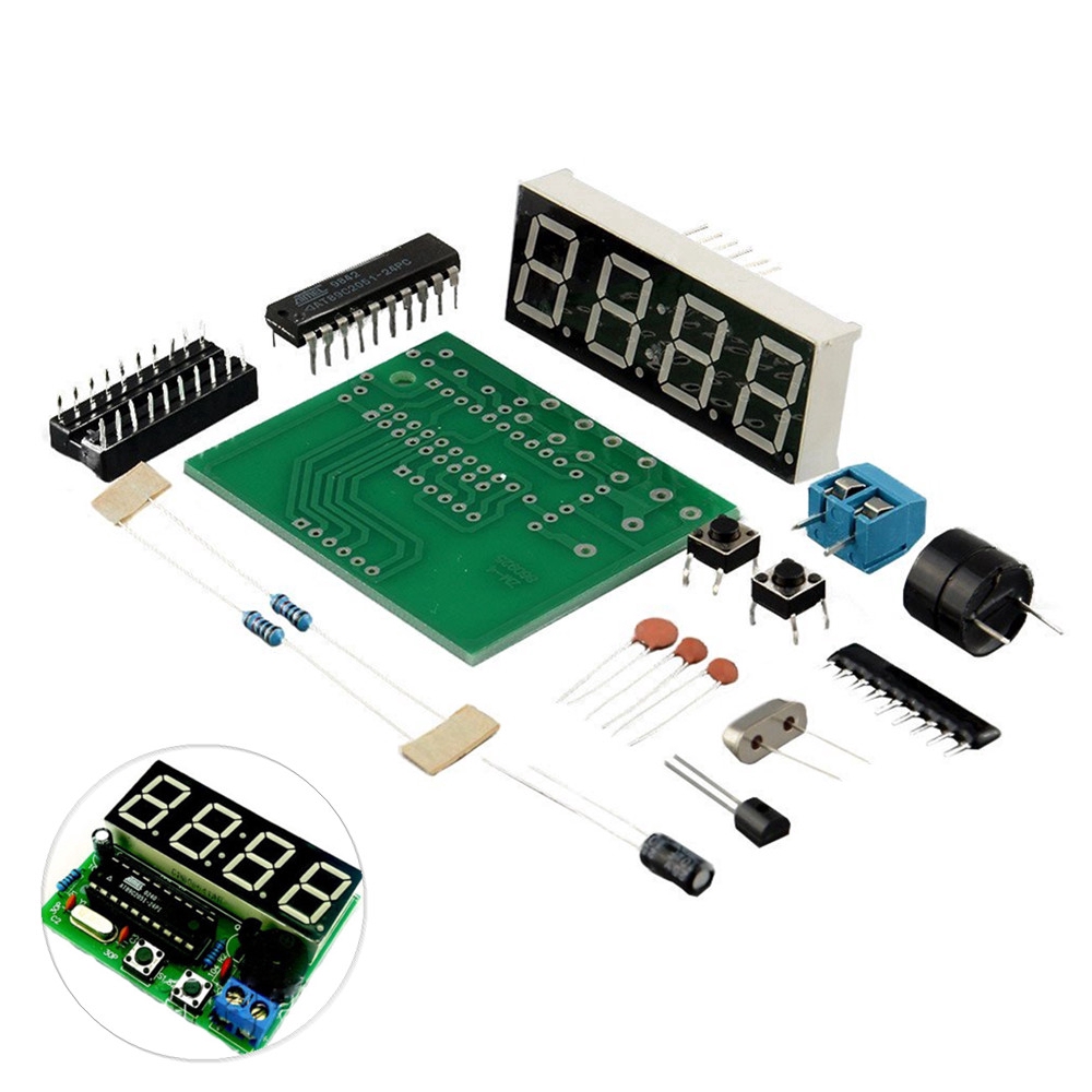diy ชุดนาฬิกาดิจิตอล 4 บิตอิเล็กทรอนิกส์ at 89 c 2051 ysz - 4