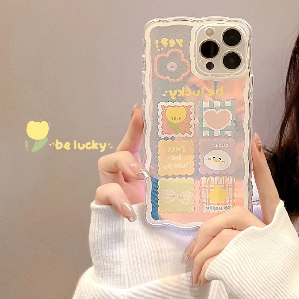 เคสโทรศัพท์มือถือ Tpu นิ่ม แบบใส ลายการ์ตูนน่ารัก สําหรับ iPhone 13 13pro 13prm 11 7Plus 8Plus Xr XS 13 12 Pro Max