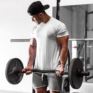 Gym Mens Casual Brand Fashion Extend Hip Hop Summer Cotton Bodybuilding Muscle Short Sleeve T-shirt Clothing Fitness T Shirt