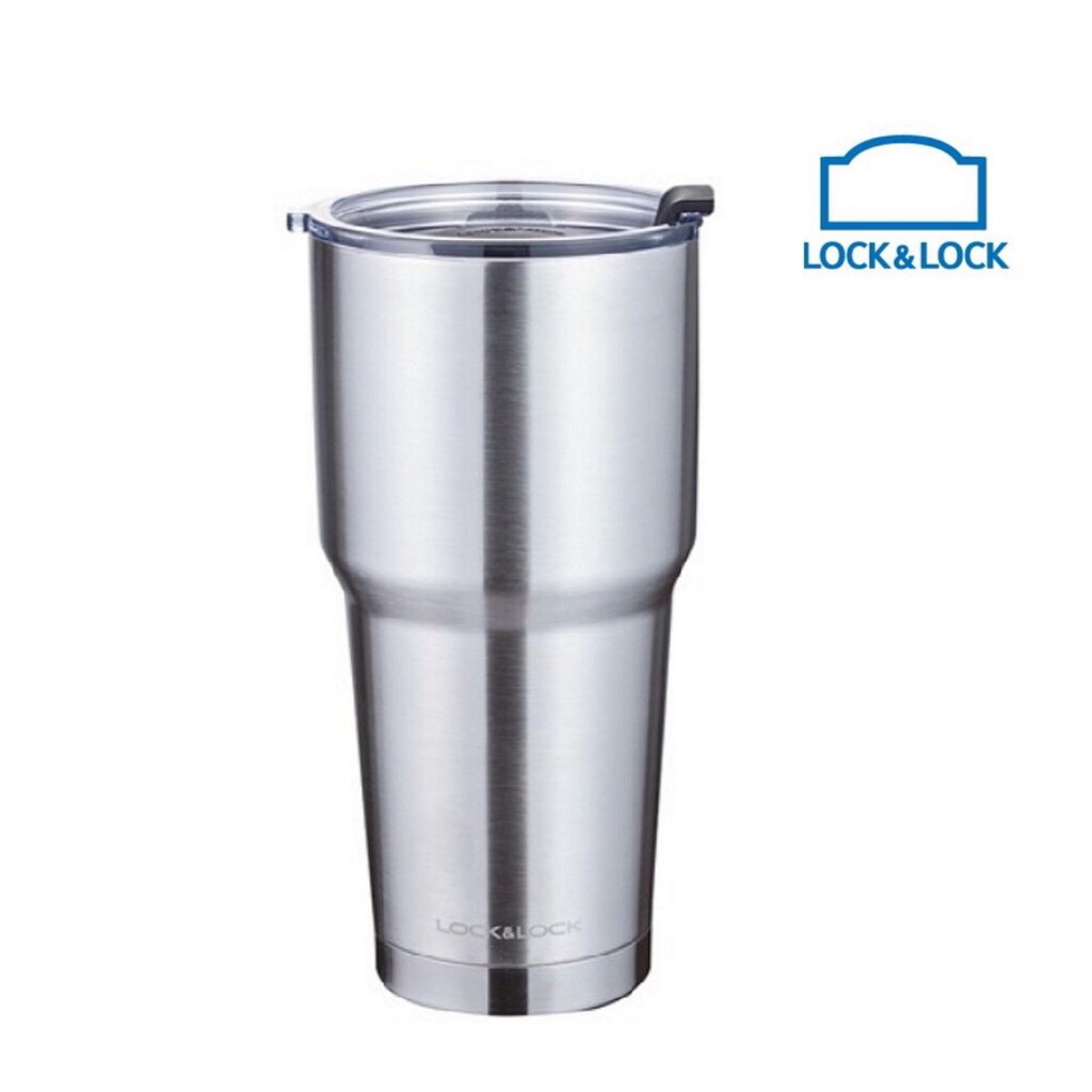 LOCK&LOCK แก้วน้ำเก็บความร้อนเย็น Swing Tumbler 700มล. สีเงิน LHC4137SLV Shopee Thailand