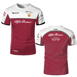 เสื้อยืด คอกลม พิมพ์ลายรถแข่ง Alfa Romeo Formula One F1 3D แฟชั่น สําหรับผู้ชาย ผู้หญิง 2022 6XL 5243