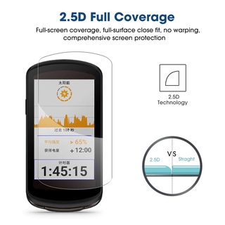 ฟิล์มกระจกนิรภัยใส ป้องกันรอยขีดข่วน 1040 โค้ด 1/2 ชิ้น สําหรับ Garmin Edge
