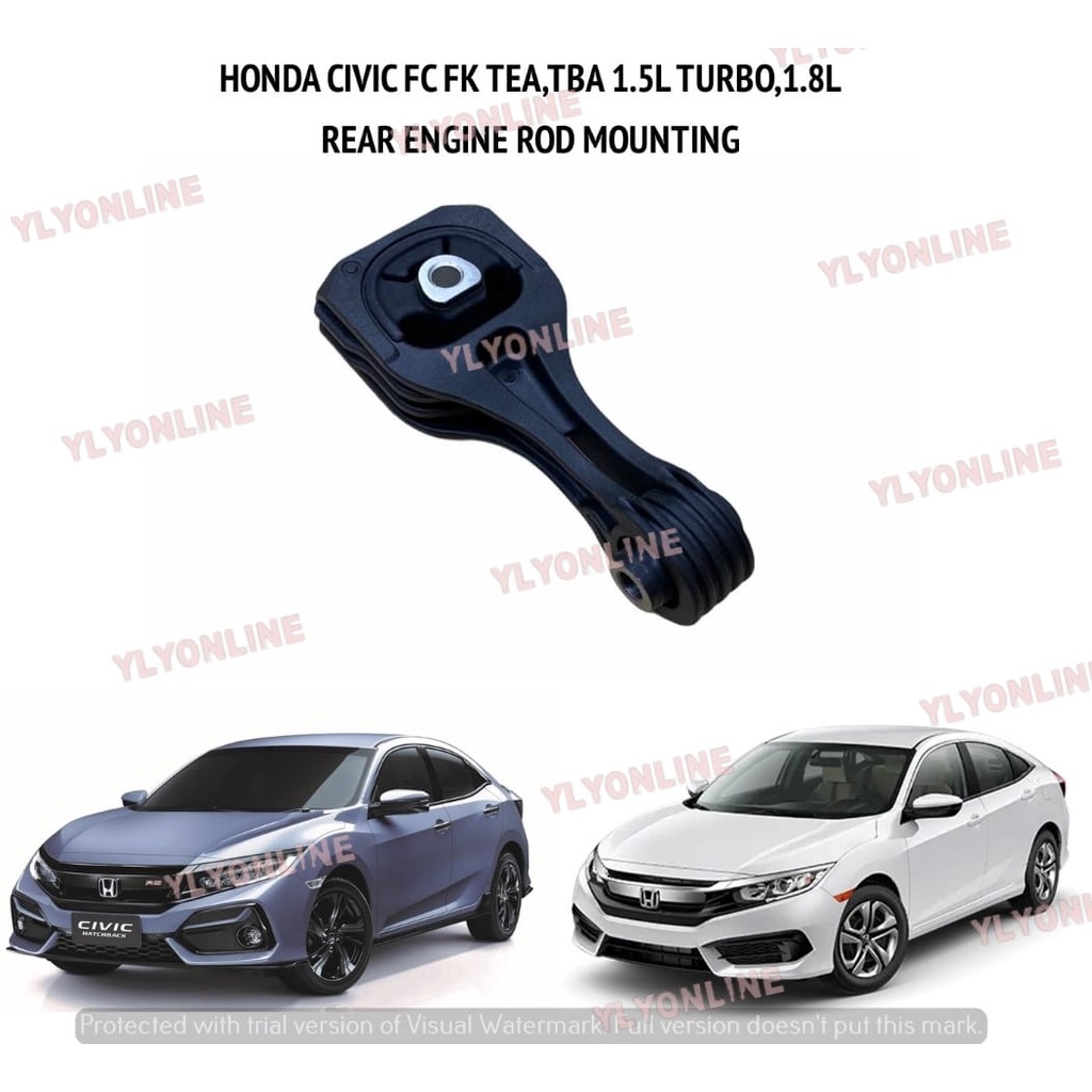(PREMIUM QUALITY) REAR ENGINE ROD MOUNTING HONDA CIVIC FC FK TEA TBA 1.5 TURBO,1.8 2016-2020