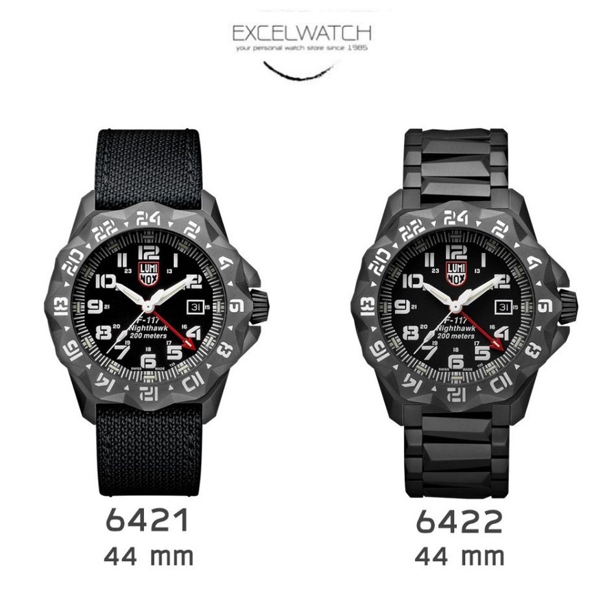 [ Excel Watch ] นาฬิกา Luminox F-117 Nighthawk  XA.6421/ XA.6422 รับประกัน 3 ปี ร้าน Excel-watch