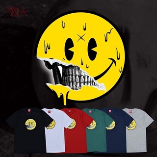 A.M.P. เสื้อลาย “RIPPED SMILEY" TEE