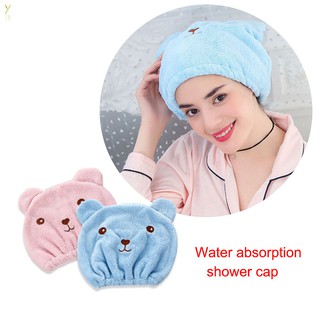 Soft Thicken Hair Turban Quickly Dry Hat Wrapped Towel Bathing Cap Hair Shower Cap