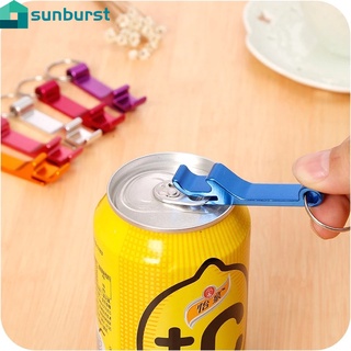 Home Portable Aluminum Alloy Keychain Bottle Opener / Mini Beverage Beer Can Opener with Key Ring