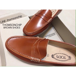 Leather Brown Shoes รองเท้าหนังลำลอง