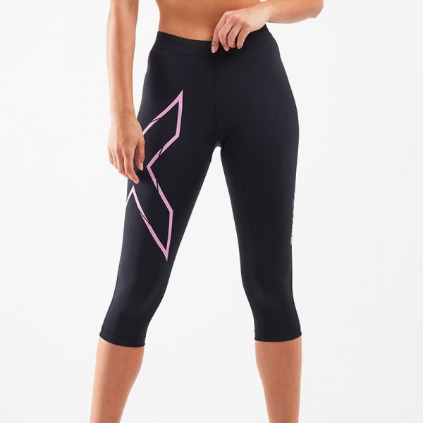 2XU กางเกงรัดรูป MCS RUN COMP 3/4 TIGHTS Women#WA5333B-BLKURF