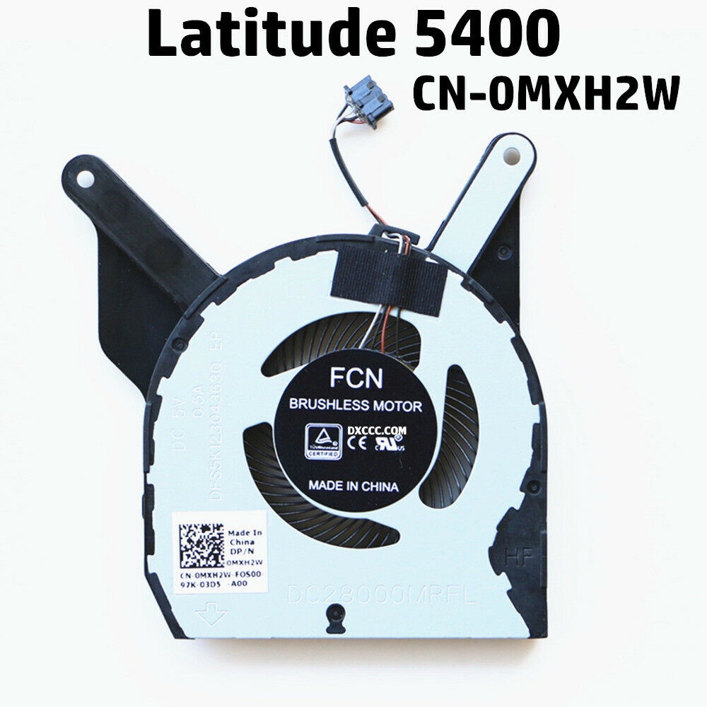 พัดลมระบายความร้อน Cpu DC28000MRFL DP/N:0MXH2W สําหรับ Dell Latitude 5400 CN-0MXH2W