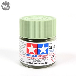 Tamiya 81721 Acrylic Mini XF-21 Sky 45035685 (สี)