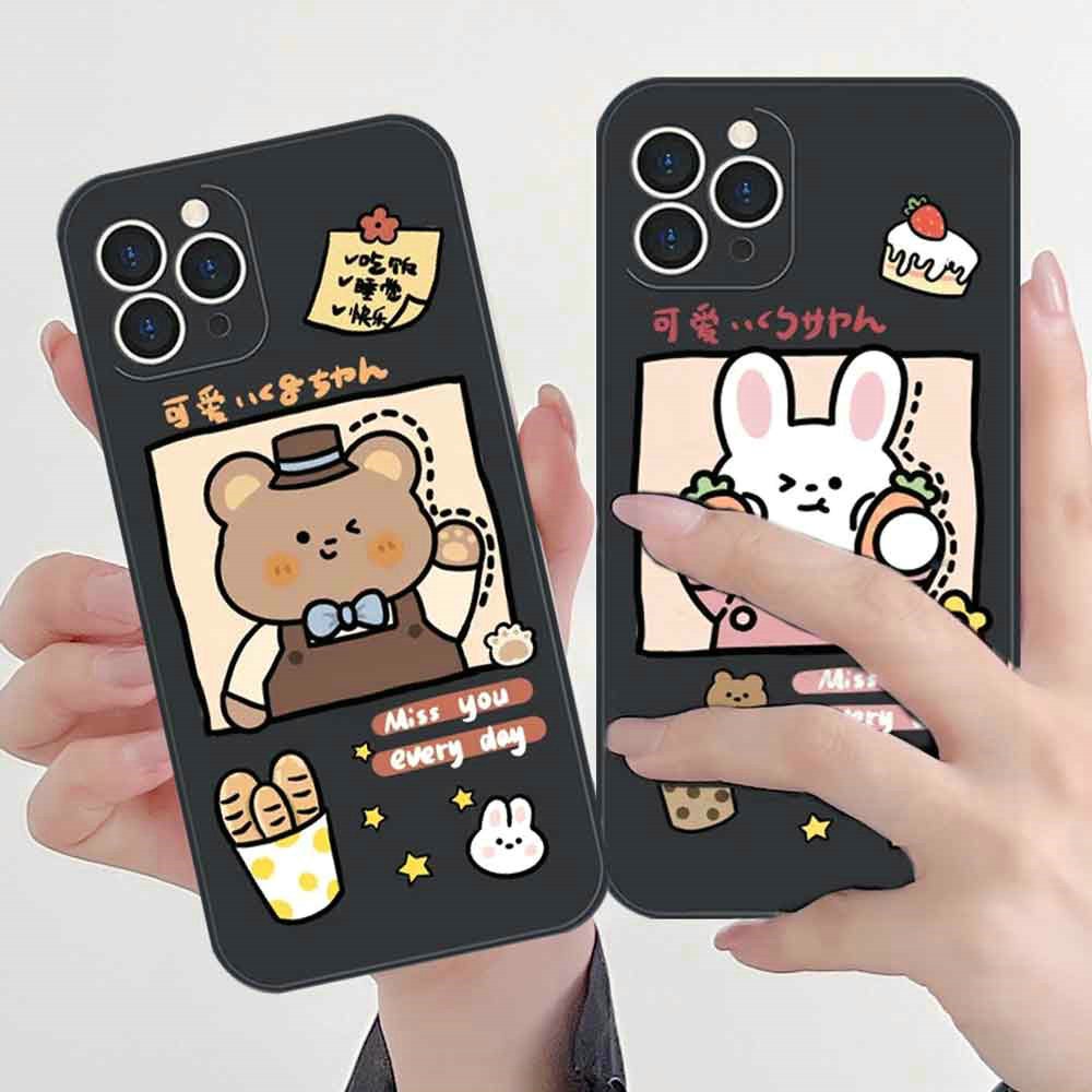 บีเอ็นเอ็ม| ปลอก Hp Xiaomi Redmi 4A 4X 5 Plus 5A 6A 6 7 8 8A Pro 9 9A 9C 9T 10 10A 10C นุ่มขนมหมีกระ