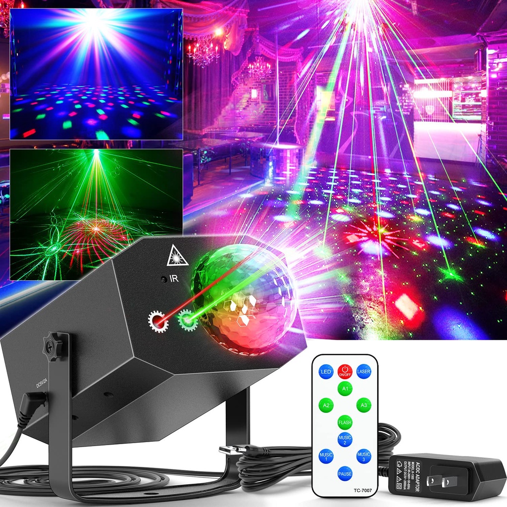 ไฟเธค เลเซอร์ เมจิกบอล รุ่นใหม่ ใช้งานง่ายเล่นอัตโนมัติตามเสียงเพลง เหมาะสำหรับทุกปาร์ตี้ ฟรีค่าขนส่