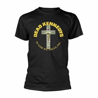 [COD]เสื้อยืดผ้าฝ้าย พิมพ์ลาย Dead Kennedys In God We Trust 2 สําหรับผู้ชาย และผู้หญิง