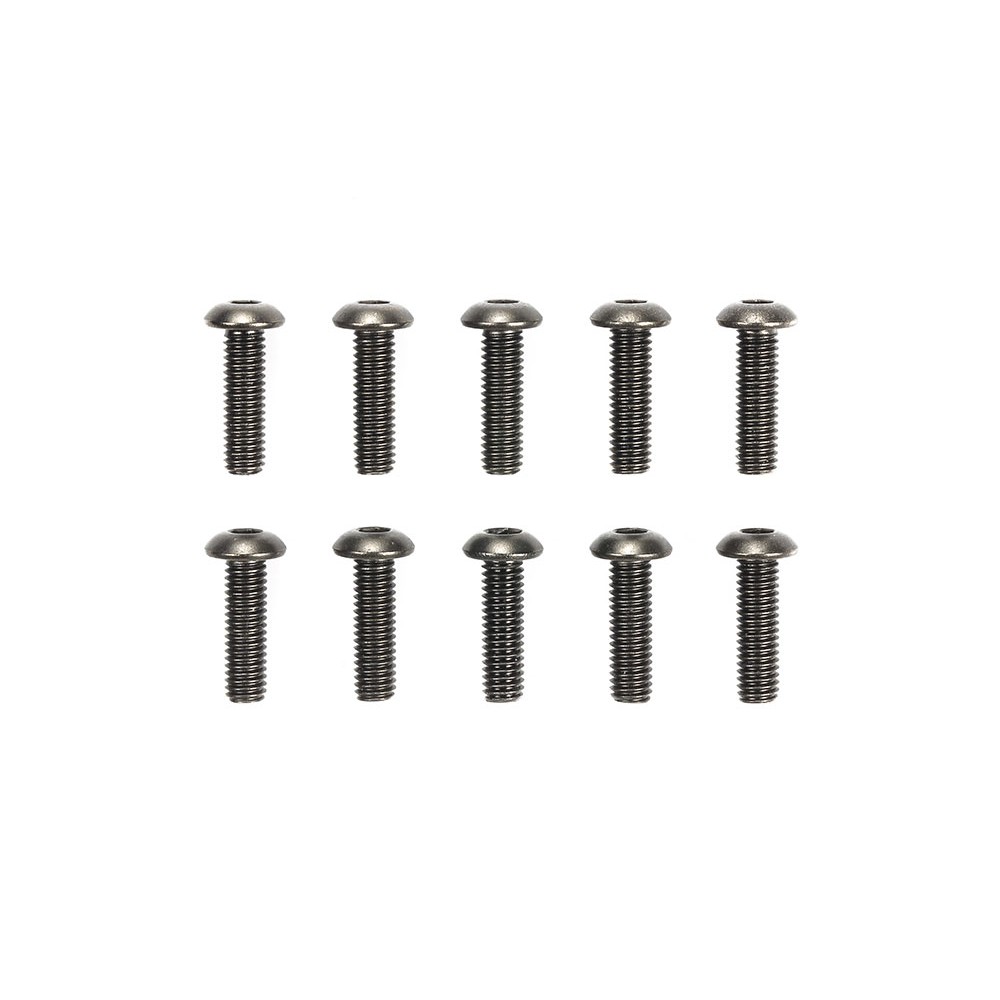 TAMIYA 51628 3x10mm STEEL HEX HEAD SCREWS (10PCS)