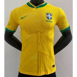 เสื้อกีฬาแขนสั้น ลายทีมชาติฟุตบอล Brazil Classic Jersey 22-23 คุณภาพสูง ไซซ์ S-XXL