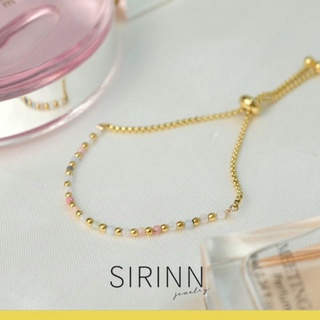 กำไลหิน สร้อยข้อมูลหิน Minimal หินแท้ขนาดเล็ก 3 มิล ส่งเสริมการงาน ความรัก การเงิน by Sirinn Jewelry