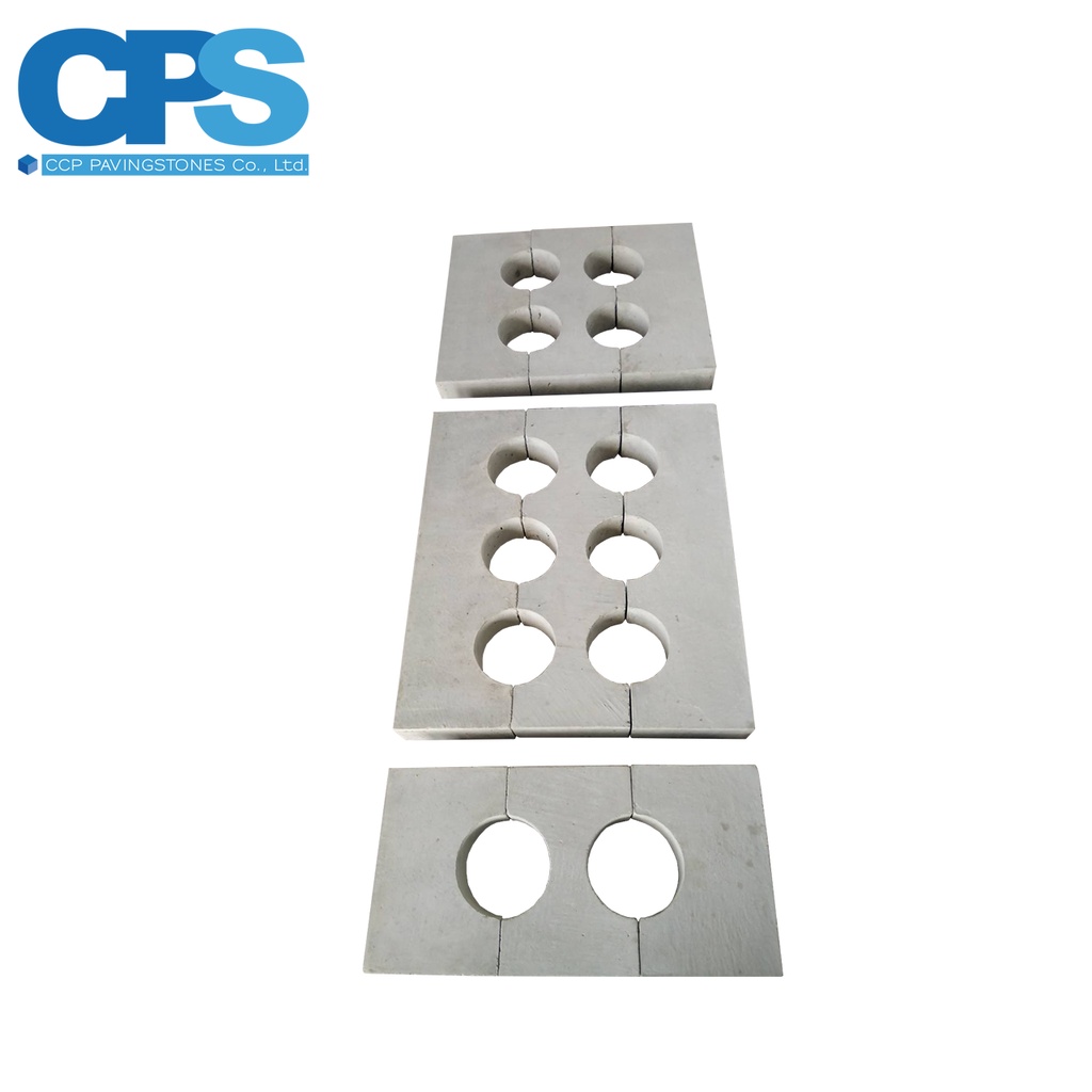 CPS หวีคอนกรีตรองท่อ HDPE มาตราฐานการไฟฟ้า แคล้มล็อคท่อ HDPE,HDPE Spacer Block, Concrete Spacer Bloc