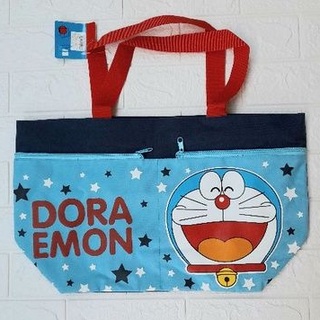 กระเป๋าโดเรม่อนDoraemon  กระเป๋าสะพาย กระเป๋าช้อปปิ้งโดเรม่อน Be Love สีม่วง/hello Doraemon สีฟ้า