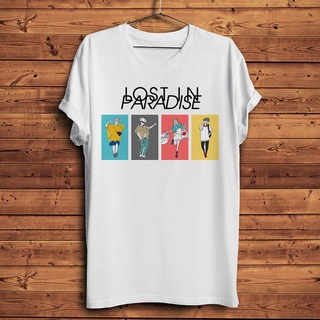 ขายดี!เสื้อยืดคอกลม แขนสั้น ผ้าฝ้าย 100% พิมพ์ลาย LOST IN PARADISE สีพื้น แนวสตรีท ขนาดใหญ่ เหมาะกับฤดูร้อน สําหรับผู้ชา