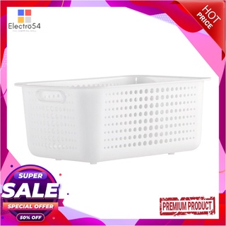 ดีเคดับบลิว ตะกร้าเหลี่ยม ลายบับเบิ้ล รุ่น HH-1214 คละสีPlastic Square Basket #Bubble HH-1214