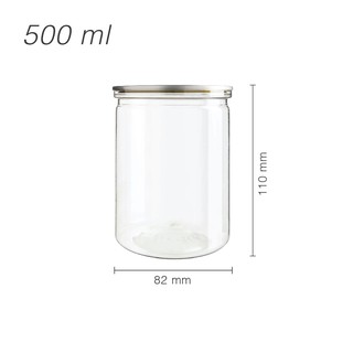 307 Series-GKPE 500 กระป๋องพลาสติก PET Easy Open 500 ml. พร้อมฝาอลูมิเนียมและฝาพลาสติก บรรจุลังละ 150 ชุด