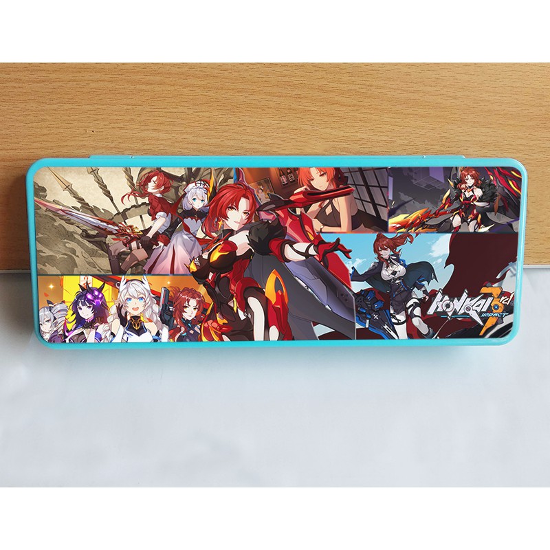 Murata Himeko / Honkai Impact 3 กล่องใส่ปากกา 2 ชั้น (รุ่นล่าสุด)