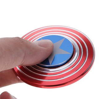 Hand Spinner  สปินเนอร์ ลาย Captain America และ Spiderman แถมกระเป๋า