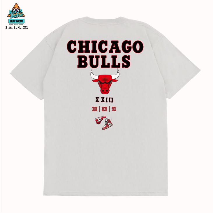 เสื้อยืดบาสเก็ตบอล CHICAGO BULL NBA-KB