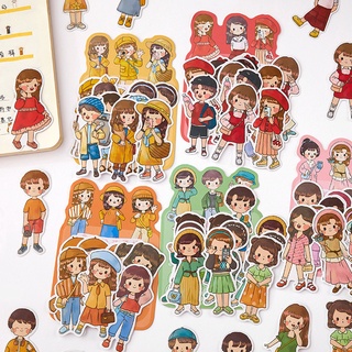 สติ๊กเกอร์ Love Dress Up Series Diy สําหรับตกแต่งงานปาร์ตี้