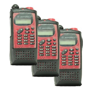 Motorola ซองหนังวิทยุสื่อสาร 3 ซอง สำหรับ Motorola Commander 245