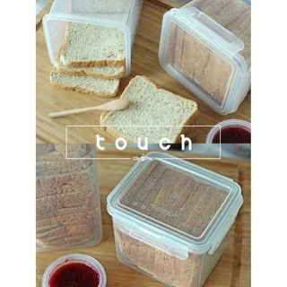Clip Pac Touch กล่องขนมปัง กล่องเก็บขนมปัง 2700 มล. 1 กล่อง รุ่น 434 เก็บได้ 20 แผ่น มี BPA Free