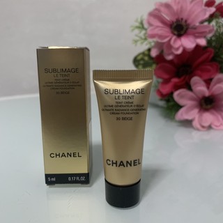 แท้💯 Chanel sublimage Le teint 5 ml สี B20, B30 ผิวขาว