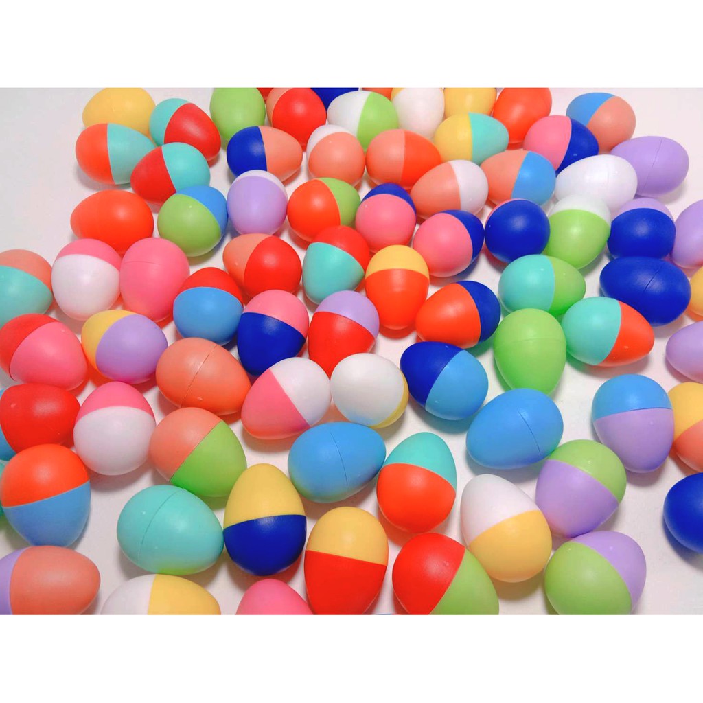 (ไข่เล็ก 4x3 ซม) พรีเมี่ยม ไข่จับสลากลูกเล็ก สีสันสดใส สวยงาม ใช้จับรางวัล