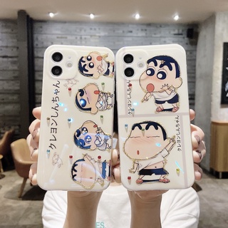 การ์ตูน น่ารัก ซน เครยอนชินจัง เคส iPhone 13 pro max 12 pro max 11 pro max se 2020 เคสมือถือ เคส ไอโฟน ip 7p 8plus 7plus 7 8 xr xs x max case ใหม่ หญิง คู่ ซิลิก้าเจล เปลือกนิ่ม เคส