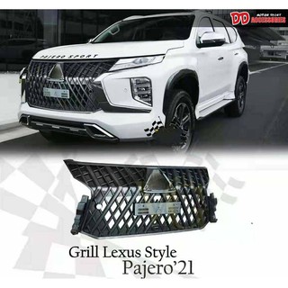 กระจังหน้า pajero sport 2019 2020 2021 2022 ลาย LEXUS ใส่เรด้า เดิมได้