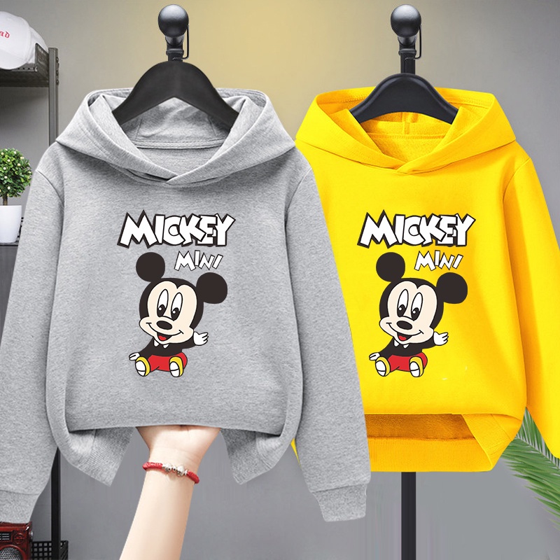 E269 เสื้อฮู้ดเด็กลายแฟชั่นสวยน่ารัก.เสื้อแขนยาว.มี7สีหลายไซส์(110-160)ใส่ได้ทั้งเด็กชายและเด็กหญิง