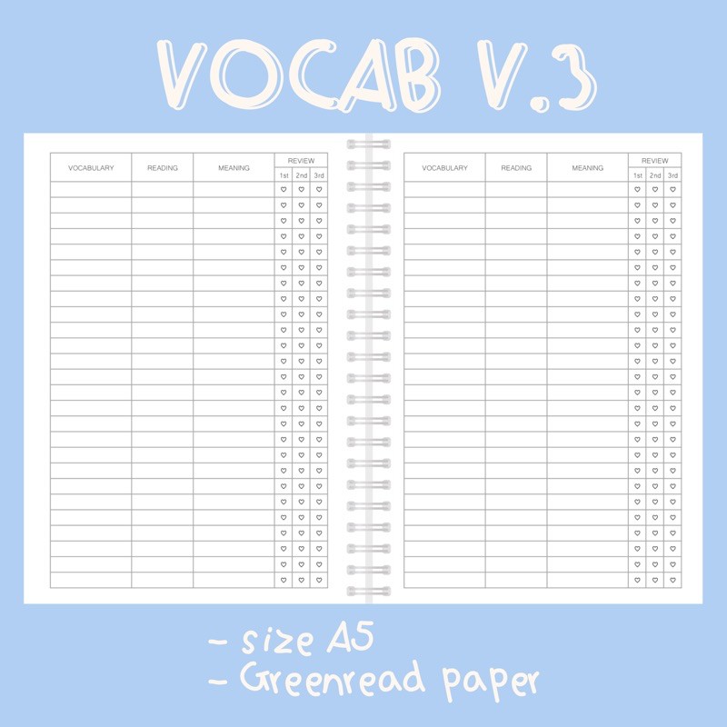 Vocabulary v.3 | สมุดจดศัพท์ จดได้ 3000+ คำ ✏️
