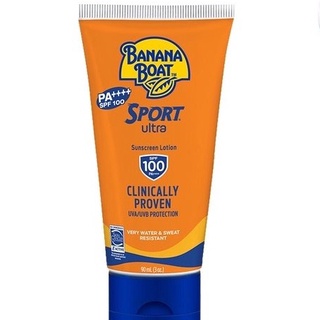 Banana Boat Sport ครีมกันแดด SPF50++ 90 มล. SPF110 ไม่เหนียวเหนอะหนะ กันน้ํา