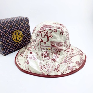 หมวก Tory Burch printed rain bucket Hat งานแท้❤️