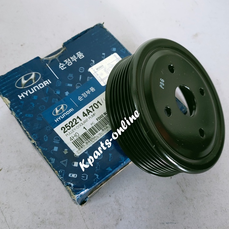 PULLEY ปั๊มน้ํา / PULLEY COOLANT PUMP HYUNDAI STAREX A1 / A2 > 25221-4A701