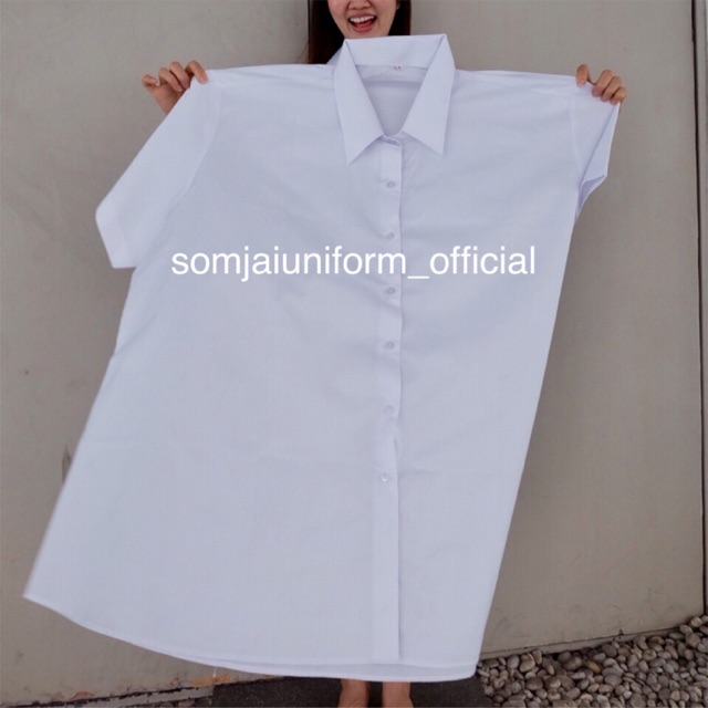 เสื้อนักศึกษา หญิง รอบ อก 66นิ้ว