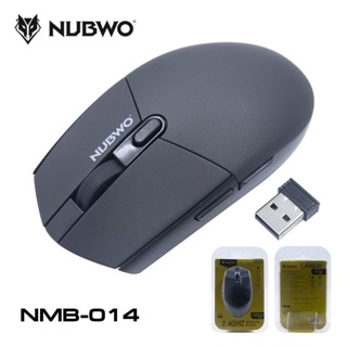 เมาส์ เม้าส์บลูทูธ เม้าส์ไร้สาย เมาส์คอม เม้าส์คอม NUBWO USB Optical Mouse เม้าส์ ไร้สาย ไร้เสียงคลิก