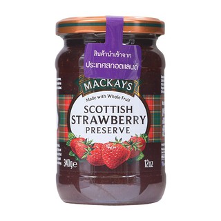 แม็คเคย์แยมสตรอเบอร์รี่ 340กรัม Mackay Strawberry Jam 340 gm.